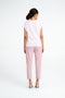 Maria stretch viscose logo top | White