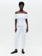 Diane top technical jersey | White