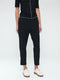 Delia structure technical jersey pants | Black