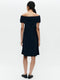 Goldie dress technical jersey | Blue