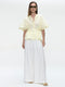 Hiroko cotton mix blouse | Yellow