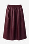 Elle eco leather skirt | Bordo