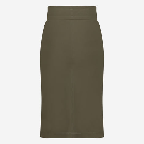 Skirt Kate Easy Wear Technical Jersey | Army