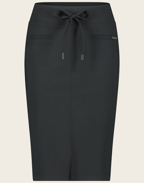 Skirt Kate Easy Wear Technical Jersey | Grigio Notte