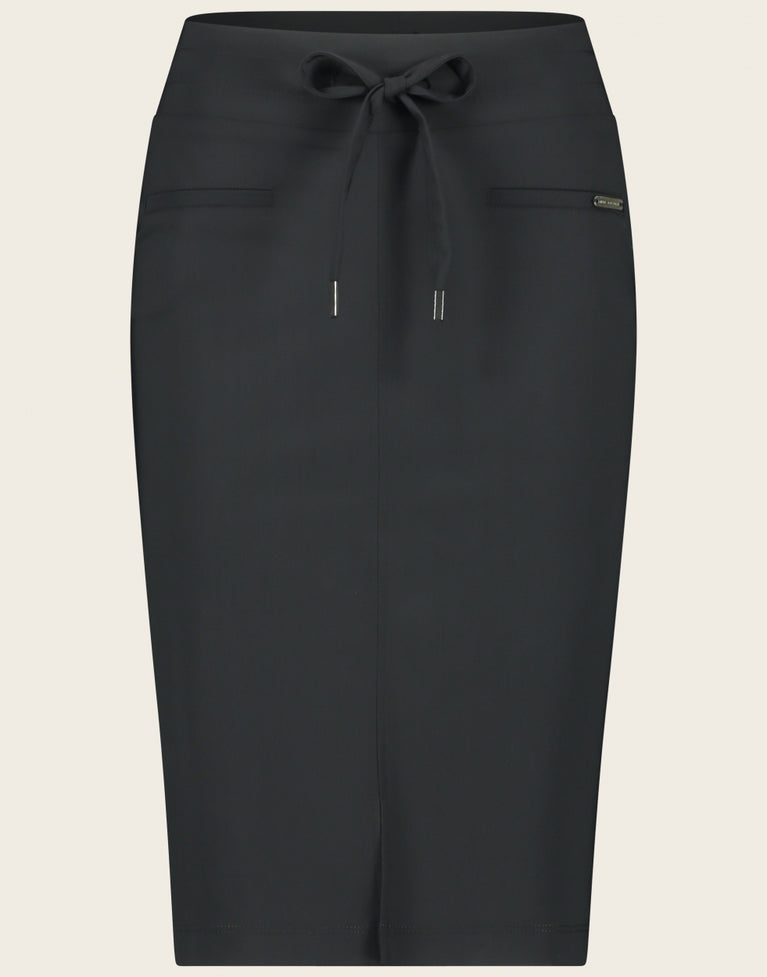 Skirt Kate Easy Wear Technical Jersey | Grigio Notte