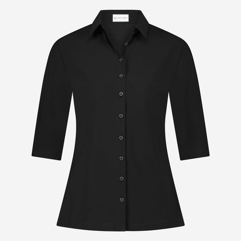 Blouse Betty Easy Wear Technical Jersey | Black