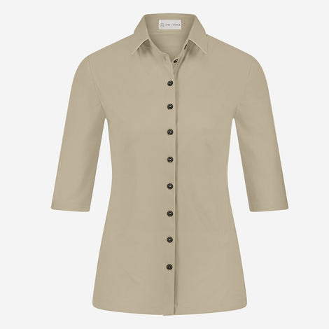 Blouse Betty Easy Wear Technical Jersey | Sand