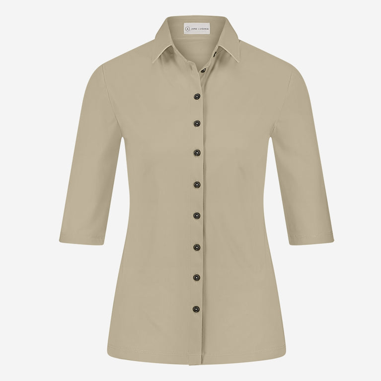 Blouse Betty Easy Wear Technical Jersey | Sand
