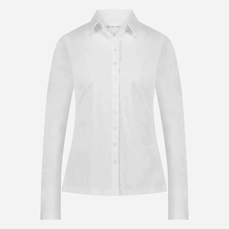 Blouse Betty Easy Wear Technical Jersey | White