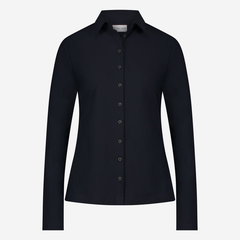 Blouse Betty Easy Wear Technical Jersey | Blue