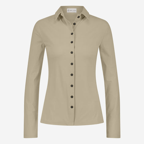 Blouse Betty Easy Wear Technical Jersey | Sand
