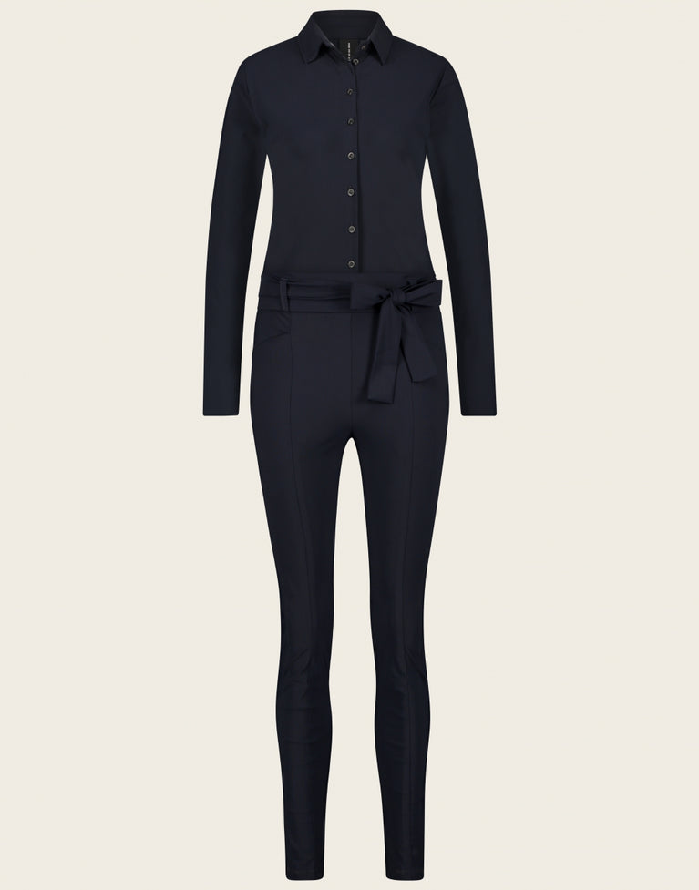 Jumpsuit Diana Easy Wear Technical Jersey | Blue