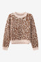 Jacquard animal pullover 22128 | Brown