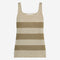 Lurex shiny line top 25053 | Beige Gold