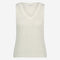 Openwork knit with sequins top 9084 | White