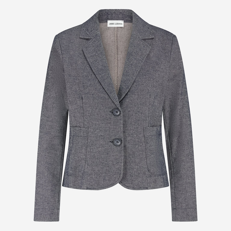 Blazer cotton mix | Blue