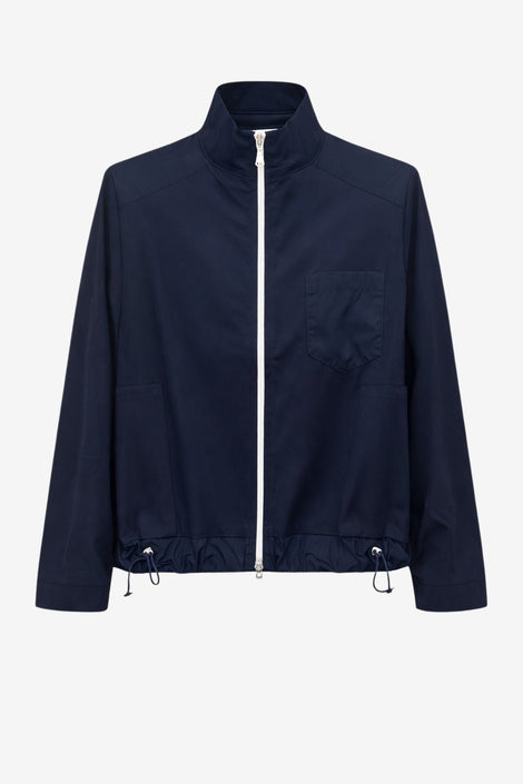 Birillo jacket soft Punto Milano jersey | Blue