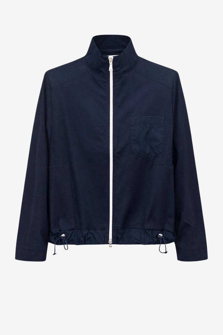 Birillo jacket soft Punto Milano jersey | Blue