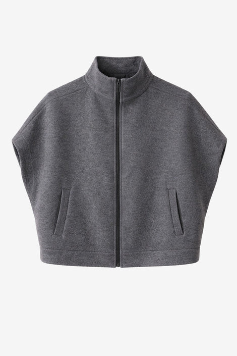 Cappa Zipper alveare jacket 42034 | Grigio medio