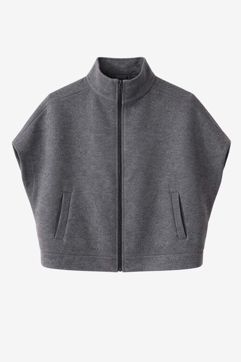 Cappa Zipper alveare jacket 42034 | Grigio medio