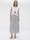 Mariko viscose skirt | Grey