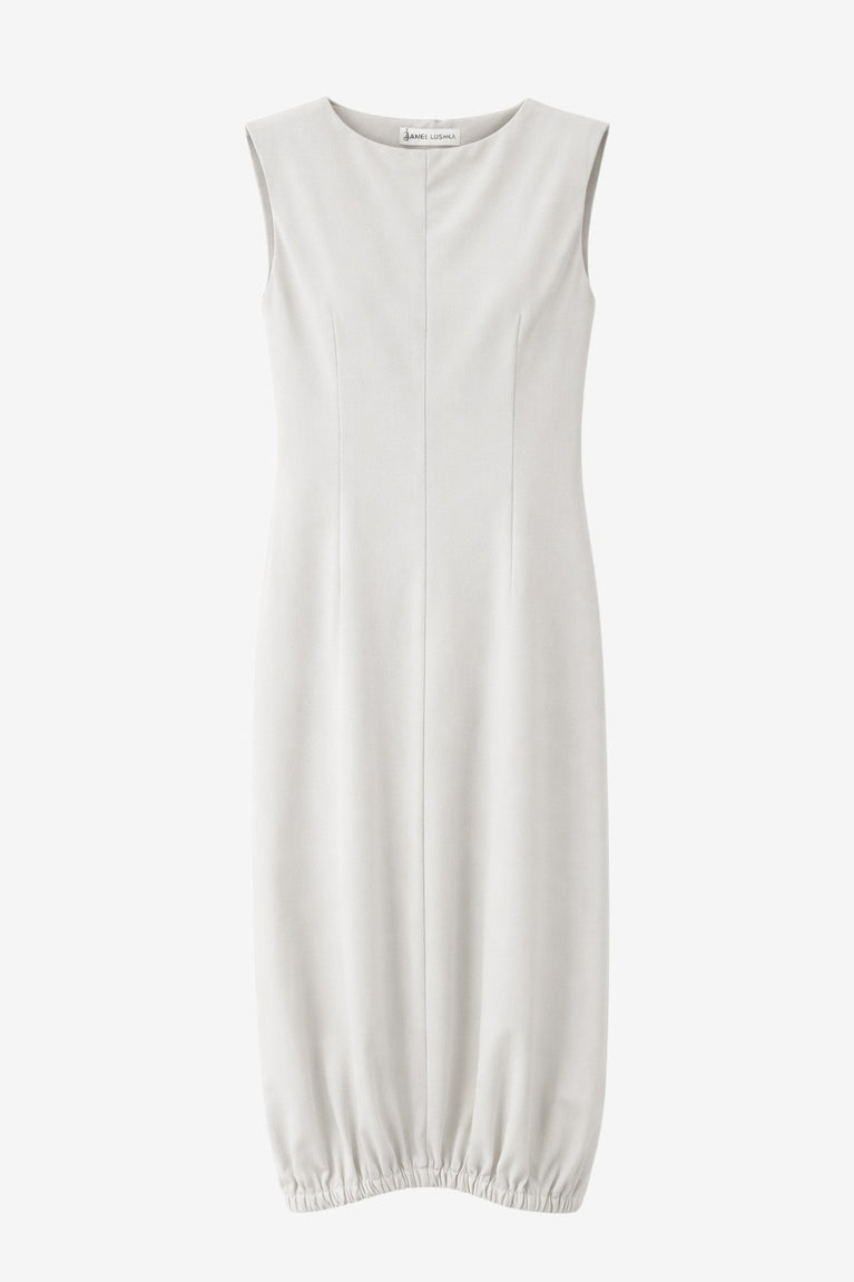 Ricarda structure tech jersey dress | Sand