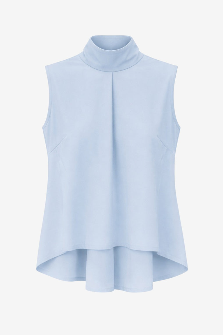 Dolche Vitas WS stretch tech jersey top | Light Blue