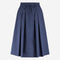 Raffaele poplin skirt | Blue