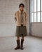 Nataly skuba velvet skirt | Army