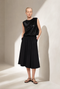 Raffaele skirt technical jersey | Black