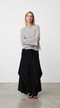Nell skirt technical jersey | Black