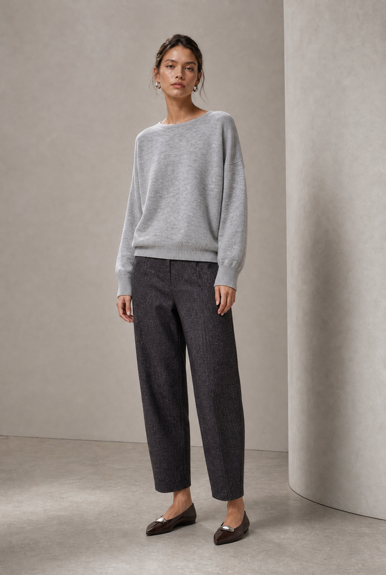 Bort viscose balloon pants | Bordo