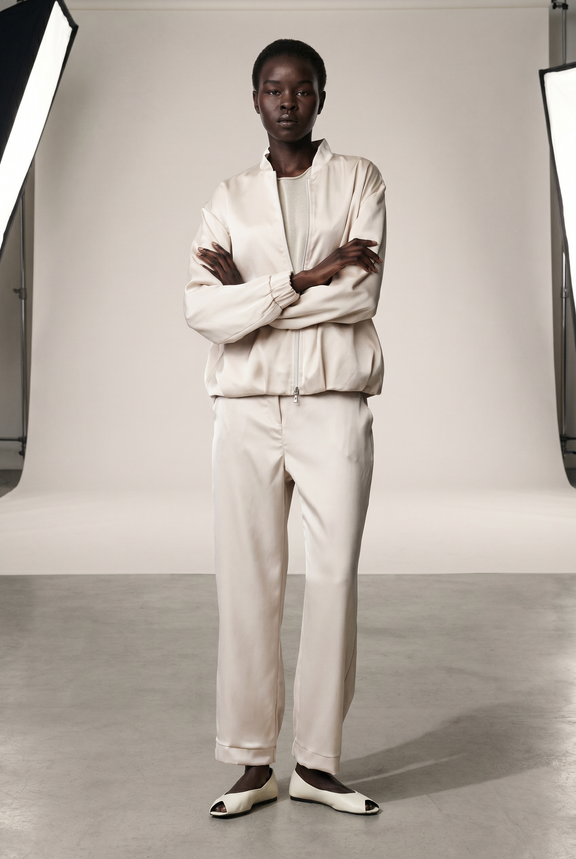 Sebastian saten pants | Perla