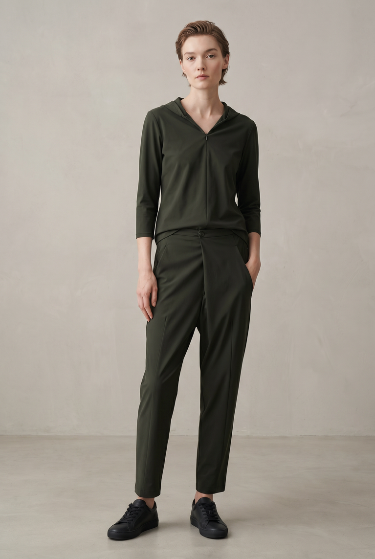 Melissa top KS technical jersey | Army