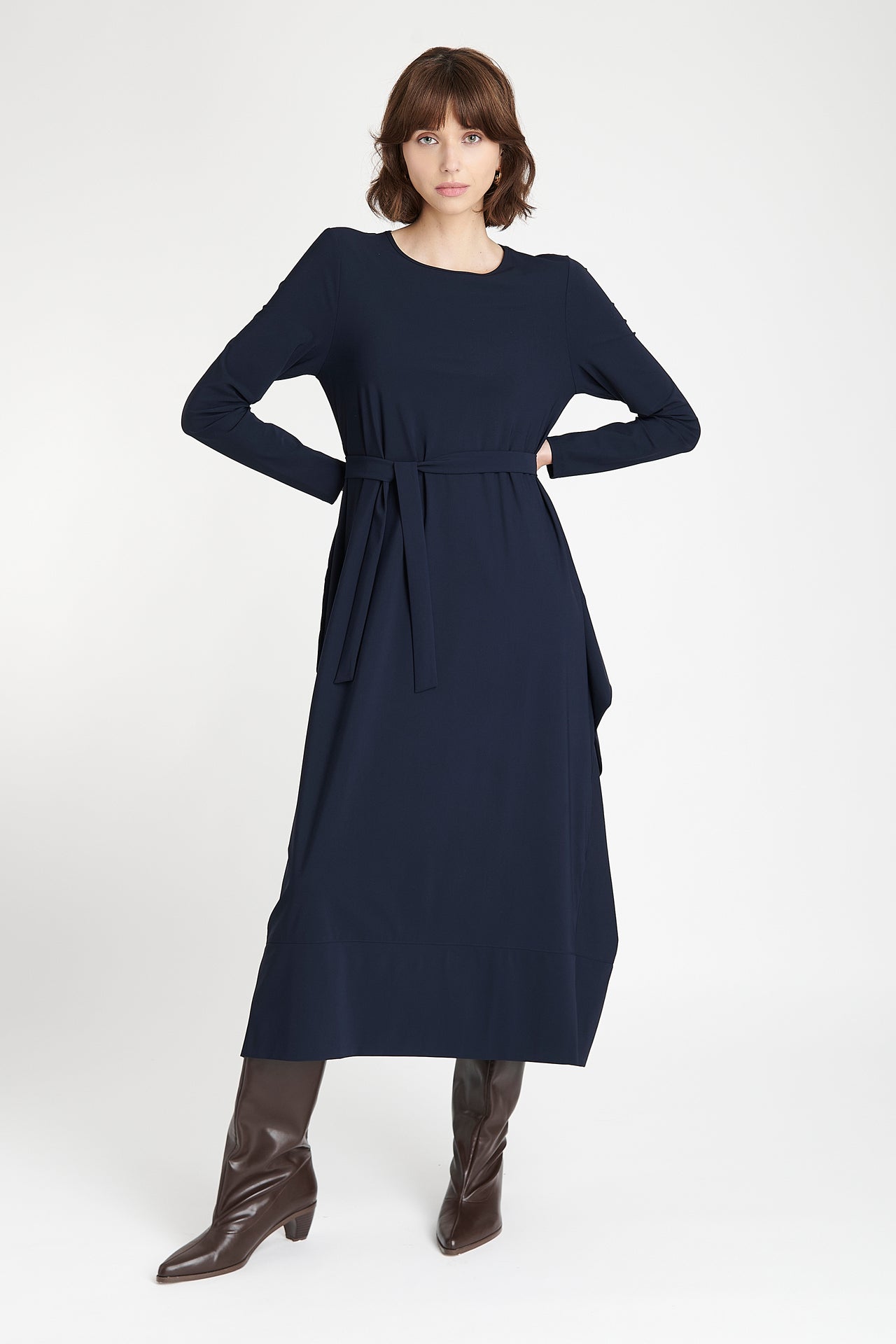 Isabel dress LS technical jersey Isabel dress LS technical jersey | Blue