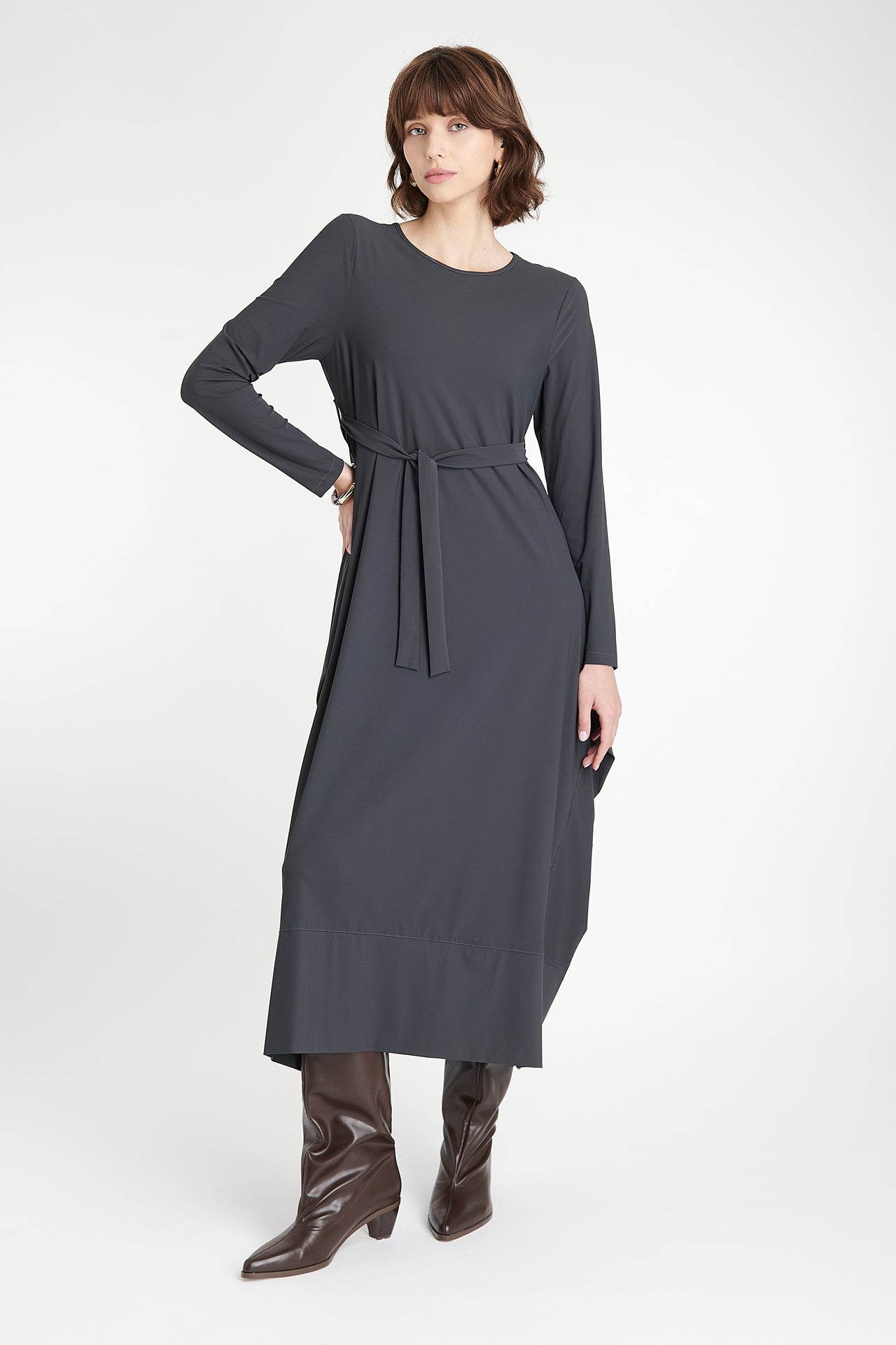 Isabel dress LS technical jersey Isabel dress LS technical jersey | Grey