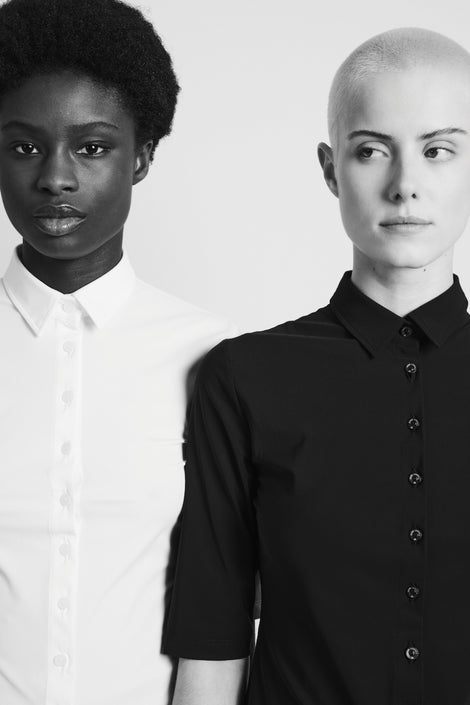 Blouse Betty Easy Wear Technical Jersey | Black