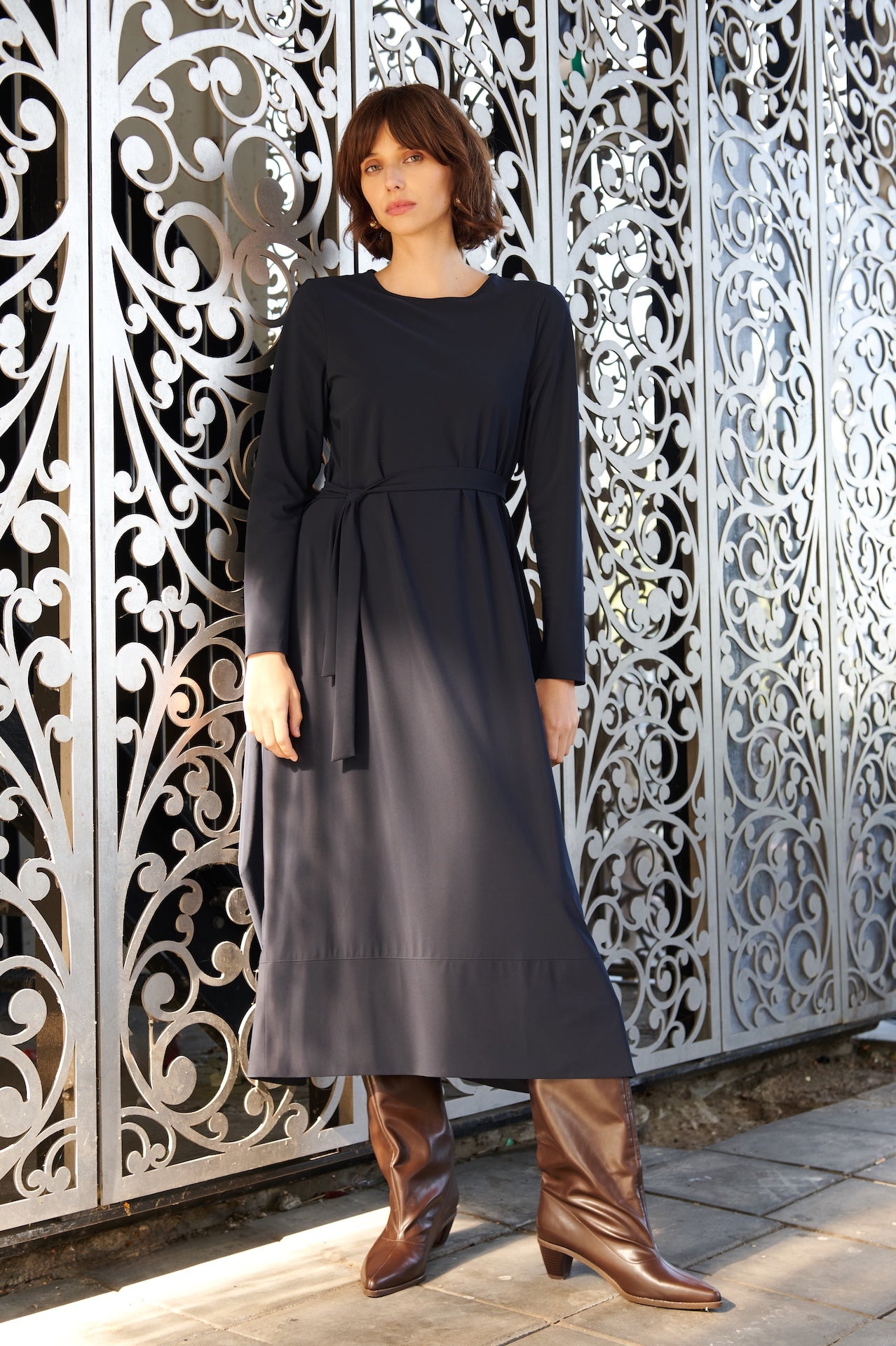Isabel dress LS technical jersey Isabel dress LS technical jersey | Blue