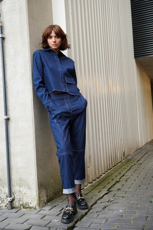 Anda denim pants | Blue denim