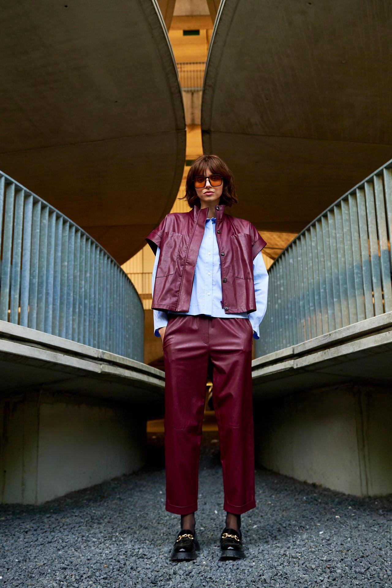 Daphne eco leather pants Daphne eco leather pants | Bordo