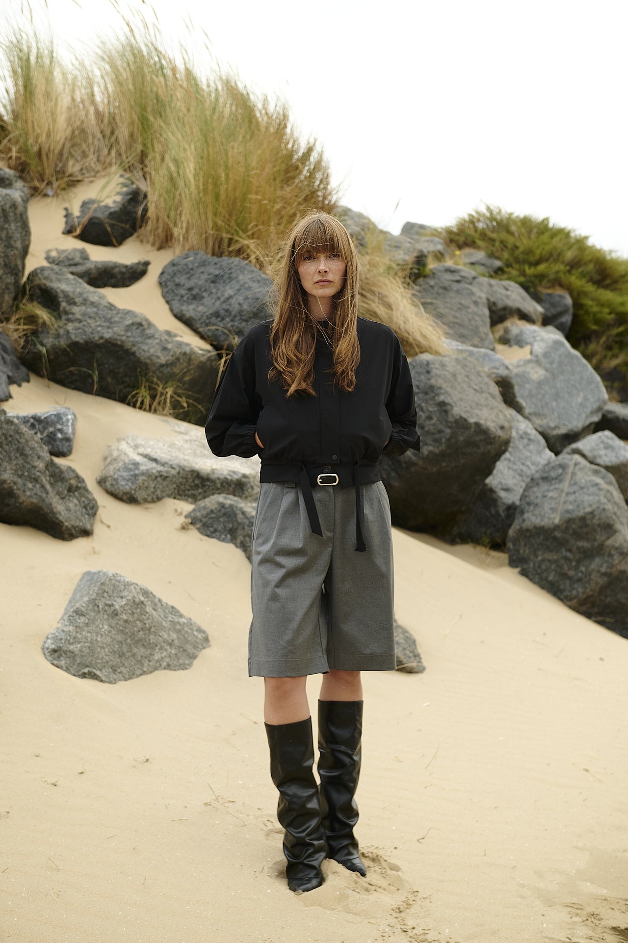 Monna viscose short pants Monna viscose short pants | Dark Grey