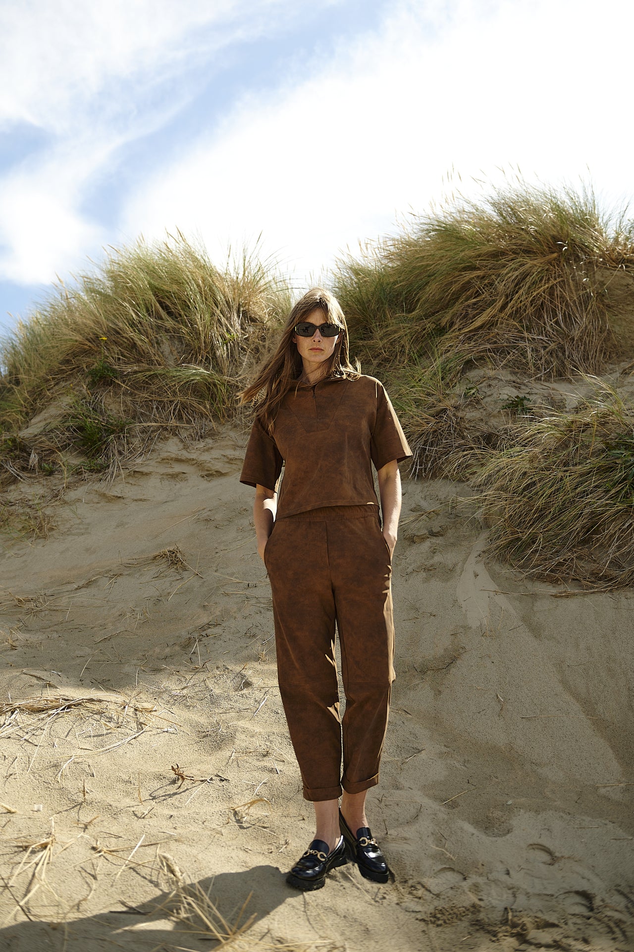 Daphne pants technical jersey Daphne pants technical jersey | Caramel
