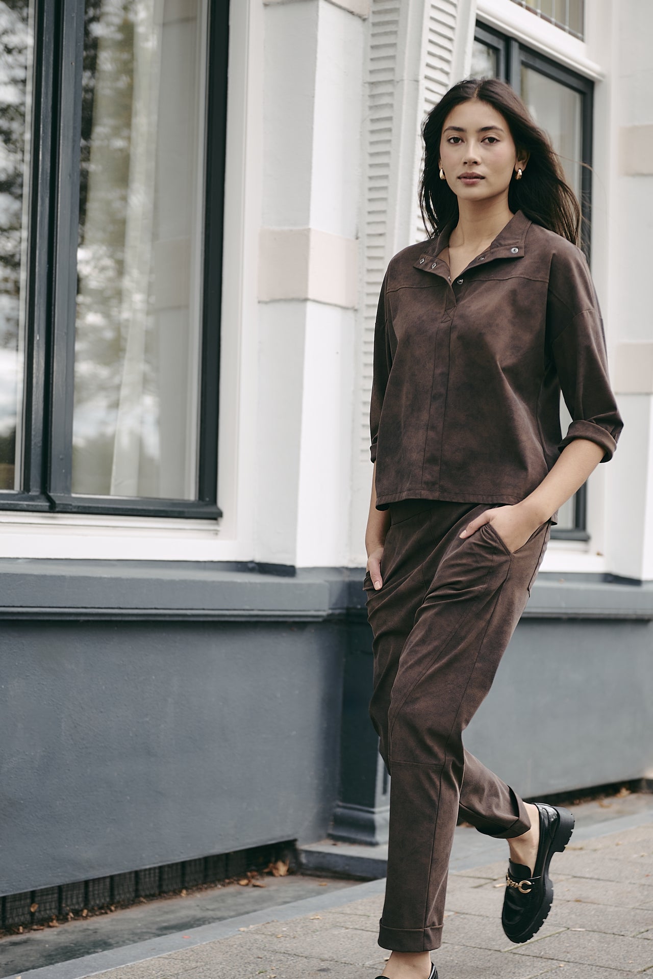 Timelia pants technical jersey Timelia pants technical jersey | Brown