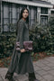Isabel dress LS technical jersey | Army