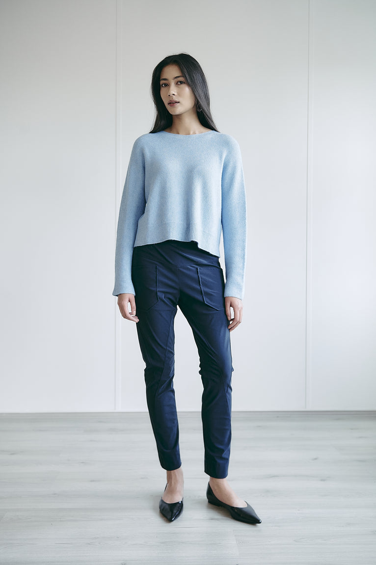 Pullover seamless viscose NB2167 | Light Blue
