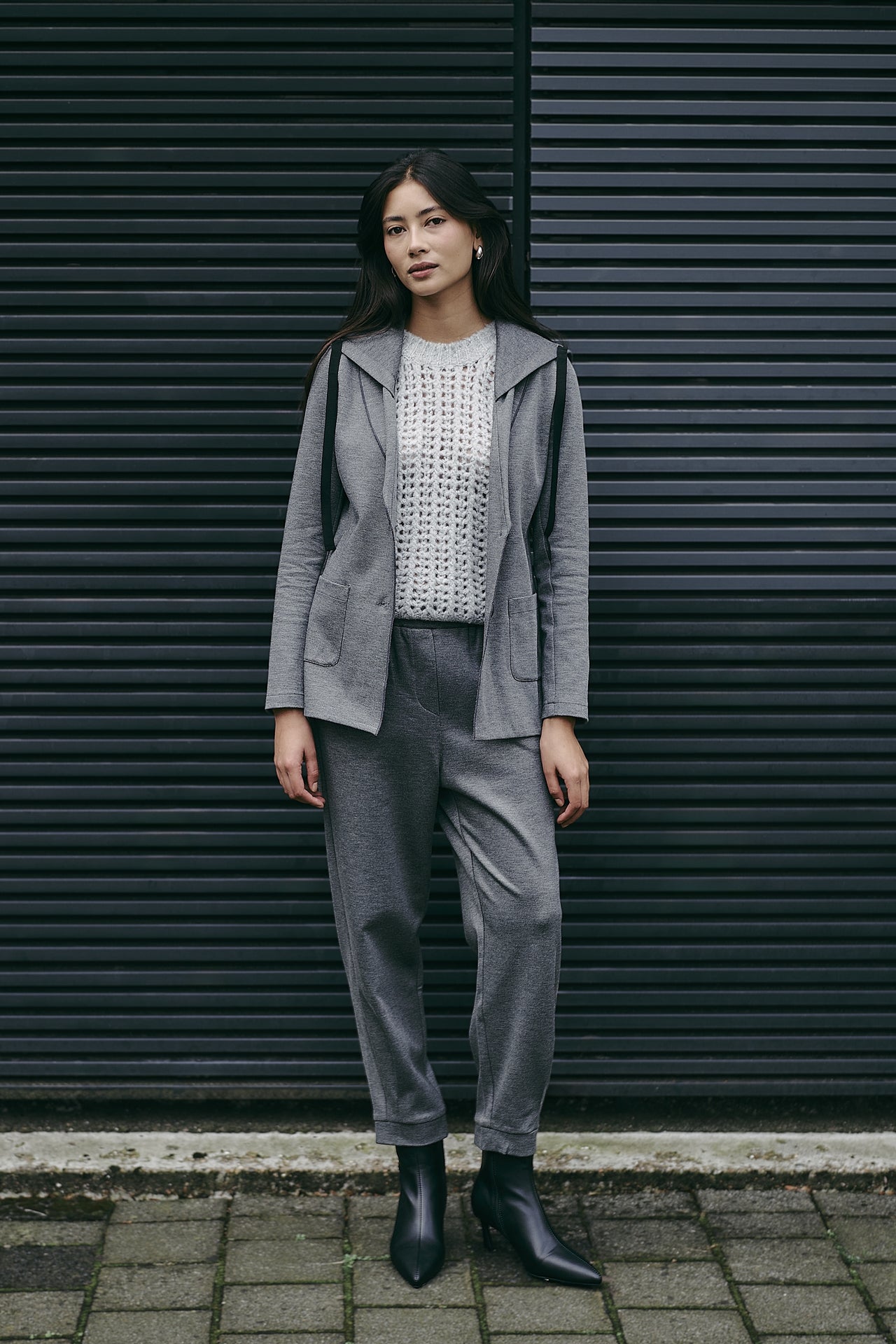 Emy hoody blazer Emy hoody blazer | Dark Grey