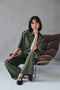 Simone P pants technical jersey | Army