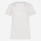Cotton elastene knot t-shirt | White