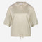 Gia stretch viscose top | Ecru