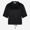 Gia stretch viscose top | Black